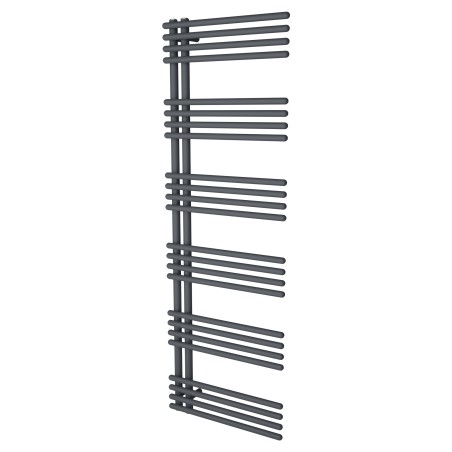 500mm (w) x 1500mm (h) Avantis Anthracite Heated Towel Rail