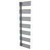 500mm (w) x 1800mm (h) Avantis Anthracite Heated Towel Rail