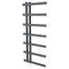 500mm (w) x 1200mm (h) Darley Anthracite Heated Towel Rail