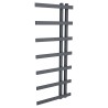 500mm (w) x 1200mm (h) Darley Anthracite Heated Towel Rail