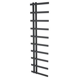 500mm (w) x 1800mm (h) Darley Anthracite Heated Towel Rail