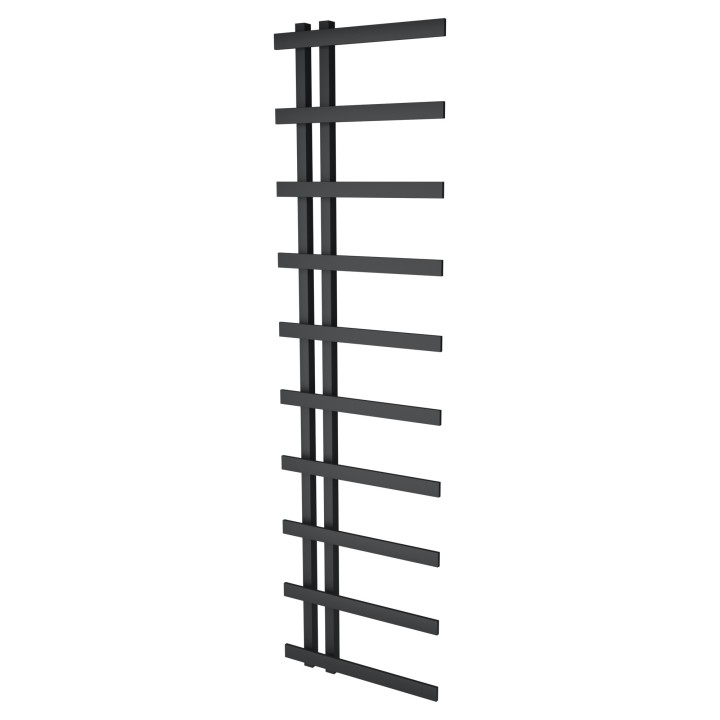 500mm (w) x 1800mm (h) Darley Anthracite Heated Towel Rail