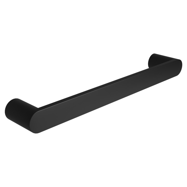 450mm Heated Towel Bar - Matt Black