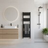 300mm (w) x 1000mm (h) Evolve Black Heated Towel Rail