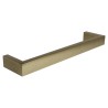 450mm Heated Towel Bar - Brushed Brass