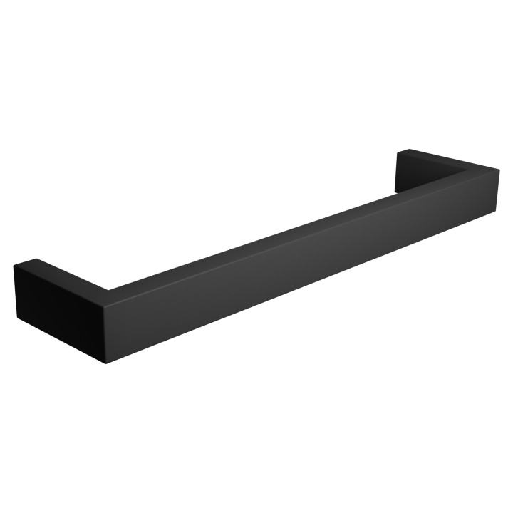 450mm Heated Towel Bar - Matt Black
