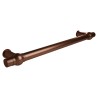 600mm (w) Round Ball Joint Tradtional Heated Electric Towel Bars (5 Colours)