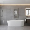 500mm (w) x 1000mm (h) Evolve Polished Anodised Aluminium Heated Towel Rail