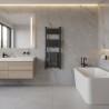 300mm (w) x 800mm (h) Evolve Anthracite Heated Towel Rail