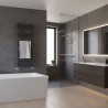 500mm (w) x 1400mm (h) Evolve Anthracite Heated Towel Rail