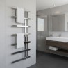 500mm (w) x 1200mm (h) Darley Chrome Designer Towel Rail - closeup
