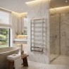 530mm (w) x 1300mm (h) Davina Chrome Heated Towel Rail - closeup