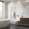 500mm (w) x 900mm (h) Trevino Chrome Designer Towel Rail - closeup