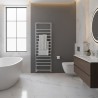 500mm (w) x 1300mm (h) Trevino Chrome Designer Towel Rail - closeup
