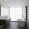 500mm (w) x 1500mm (h) Avantis Anthracite Heated Towel Rail