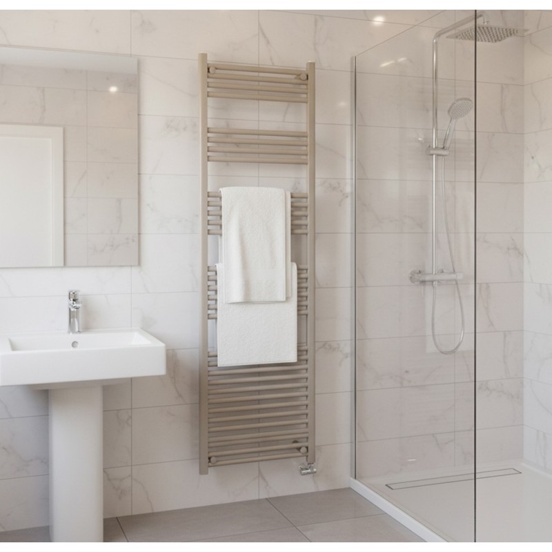 400mm (w) x 1800mm (h) Straight Stone Towel Rail - closeup