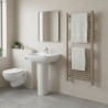 500mm (w) x 1200mm (h) Straight Stone Towel Rail - closeup