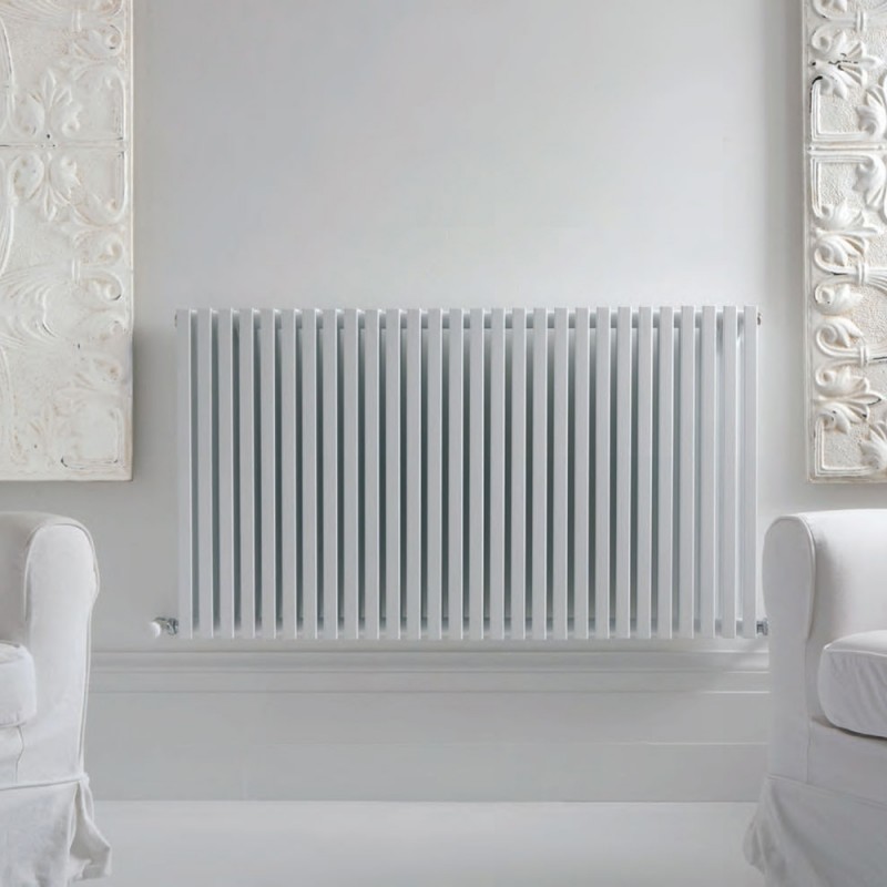 Ultraheat "Klon" Designer White Horizontal Radiator