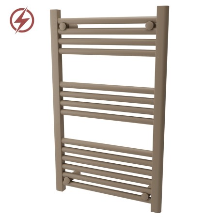 500mm  x 800mm  Straight Stone Heated Bathroom Towel Rail
