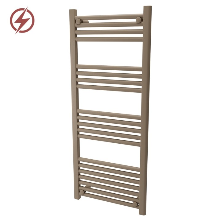 500mm  x 1200mm  Straight Stone Heated Bathroom Towel Rail