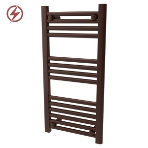 400mm (w) x 800mm (h) Straight Mocha Electric Towel Rail (Single Heat or Thermostatic Option)