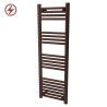 400mm  x 1200mm  Straight Mocha Heated Bathroom Towel Rail