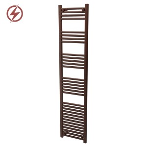 400mm (w) x 1800mm (h) Straight Mocha Electric Towel Rail (Single Heat or Thermostatic Option)