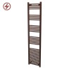 400mm  x 1800mm  Straight Mocha Heated Bathroom Towel Rail