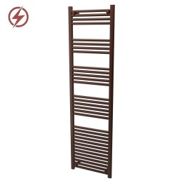 500mm  x 1800mm  Straight White Heated Bathroom Towel Rail