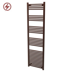 500mm (w) x 1800mm (h) Straight Mocha Electric Towel Rail (Single Heat or Thermostatic Option)
