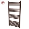 600mm  x 1200mm  Straight Mocha Heated Bathroom Towel Rail