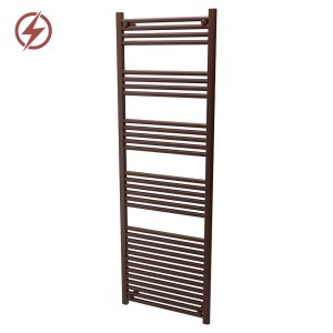600mm (w) x 1800mm (h) Straight Mocha Electric Towel Rail (Single Heat or Thermostatic Option)