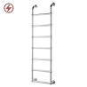 500mm (w) x 1600mm (h) Hastings Chrome Traditional Wall Mounted Electric Towel Rail Radiator - Single Heat