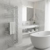 500mm (w) x 1200mm (h) Avantis Chrome Designer Towel Rail - closeup