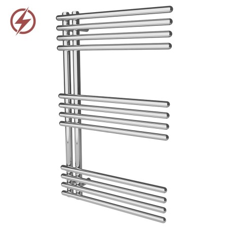 500mm (w) x 800mm (h) Avantis Chrome Heated Towel Rail
