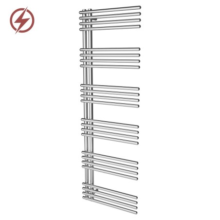 500mm (w) x 1500mm (h) Avantis Chrome Heated Towel Rail