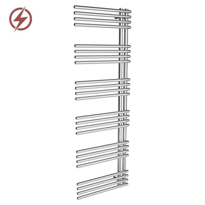 500mm (w) x 1500mm (h) Avantis Chrome Heated Towel Rail