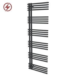 500mm (w) x 1500mm (h) Avantis Black Designer Electric Towel Rail (Single Heat or Thermostatic)