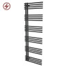 500mm (w) x 1500mm (h) Avantis Black Heated Towel Rail