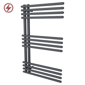 500mm (w) x 800mm (h) Avantis Anthracite Designer Electric Towel Rail (Single Heat or Thermostatic)