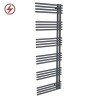 500mm (w) x 1500mm (h) Avantis Anthracite Heated Towel Rail