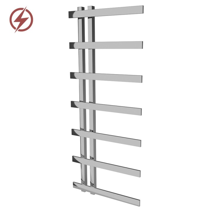 500mm (w) x 1200mm (h) Darley Chrome Heated Towel Rail