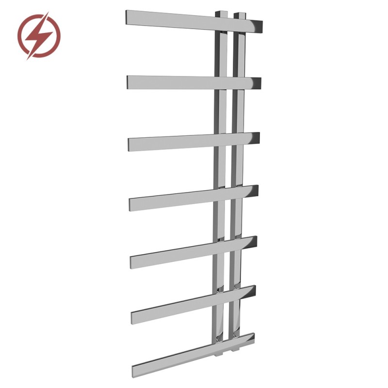 500mm (w) x 1200mm (h) Darley Chrome Heated Towel Rail
