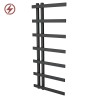 500mm (w) x 1200mm (h) Darley Black Heated Towel Rail
