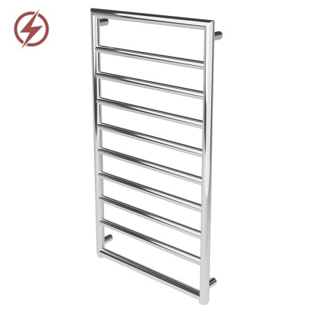 500mm (w) x 900mm (h) Trevino Chrome Heated Towel Rail