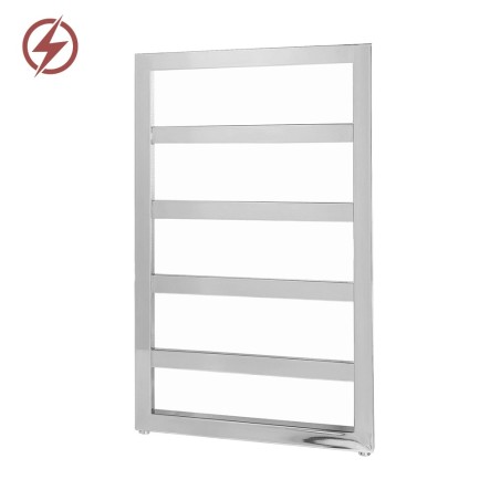 500mm (w) x 800mm (h) Davina Chrome Square Tube Towel Rail