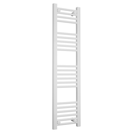 300mm  x 1200mm  Straight White Heated Bathroom Towel Rail
