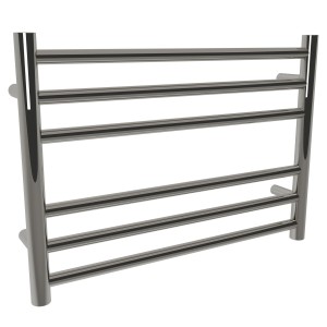 600mm (w) x 430mm (h) Polished Straight Stainless Steel Towel Rail
