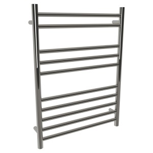 600mm (w) x 800mm (h) Polished Straight Stainless Steel Towel Rail