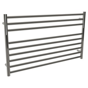 1000mm (w) x 600mm (h) Polished Straight Stainless Steel Towel Rail